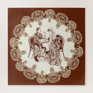 Kaffee und Liebe Puzzle