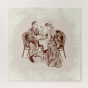 Kaffee und Liebe Puzzle