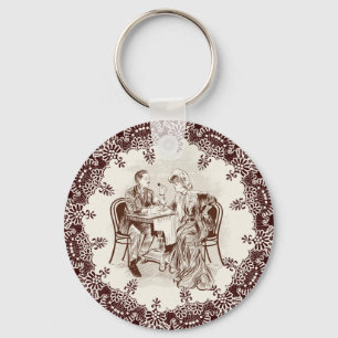 Kaffee und Liebe Schlüsselanhänger