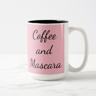 Kaffee und Mascara Kaffee Tee Cup Zweifarbige Tasse