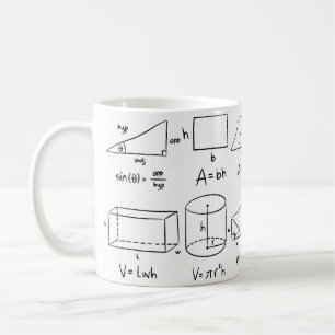 Kaffee und Mathematik lösen alle Probleme Kaffeetasse