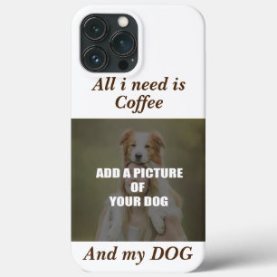 Kaffee und mein Hundebüt Kissen Case-Mate iPhone Hülle