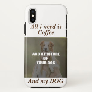 Kaffee und mein Hundebüt Kissen Case-Mate iPhone Hülle