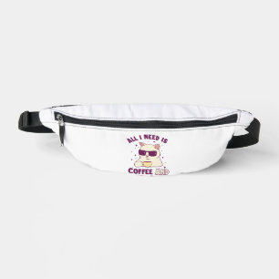 Kaffee und meine Katze Katze Daddy Cat Mama Cat Lo Bauchtasche