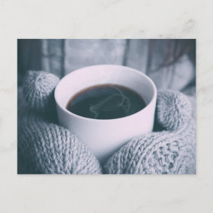 Kaffee und Mitt Postkarte