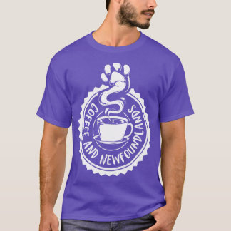 Kaffee und Neufundland T-Shirt