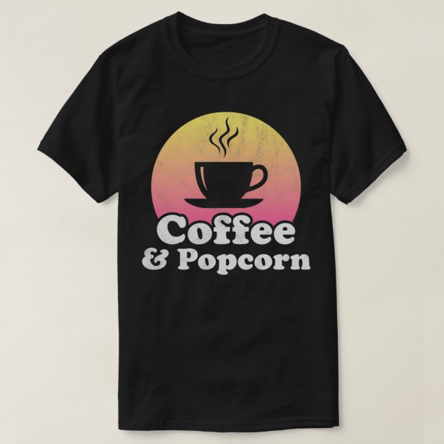 Kaffee und Popcorn Pullover (Design vorne)