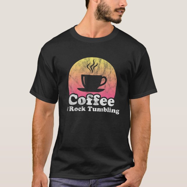Kaffee und Rock T-Shirt (Vorderseite)