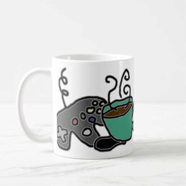 Kaffee und Spiele Tasse (Links)