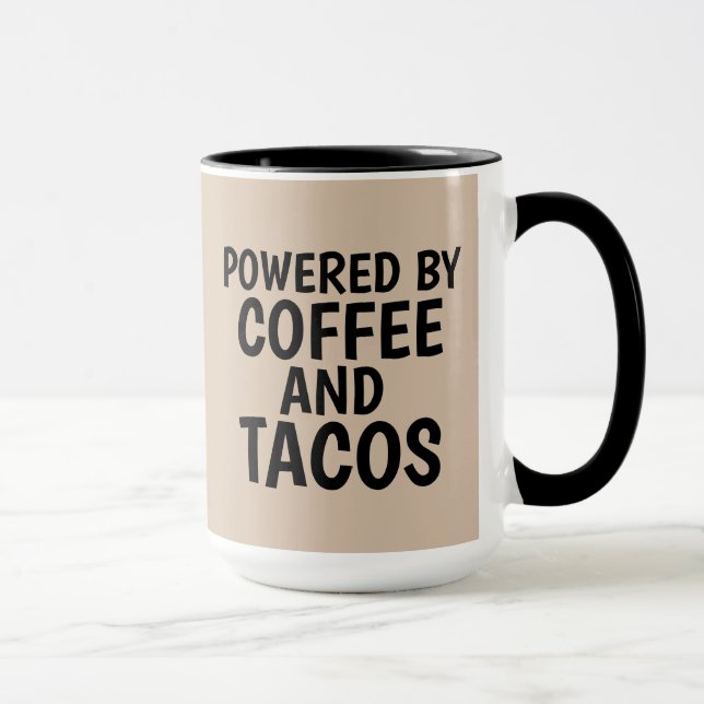 KAFFEE- UND TACOS-KAFFEE-TASSE TASSE (Rechts)