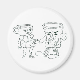 Kaffee- und Teemagnet Magnet