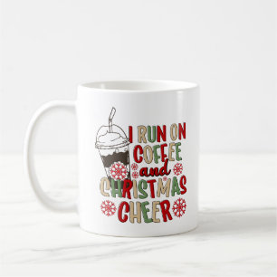 Kaffee und Weihnachts-Cheer Retro Groovy Weihnacht Kaffeetasse