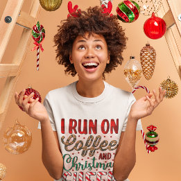 Kaffee- und Weihnachtskaffee T - Shirt