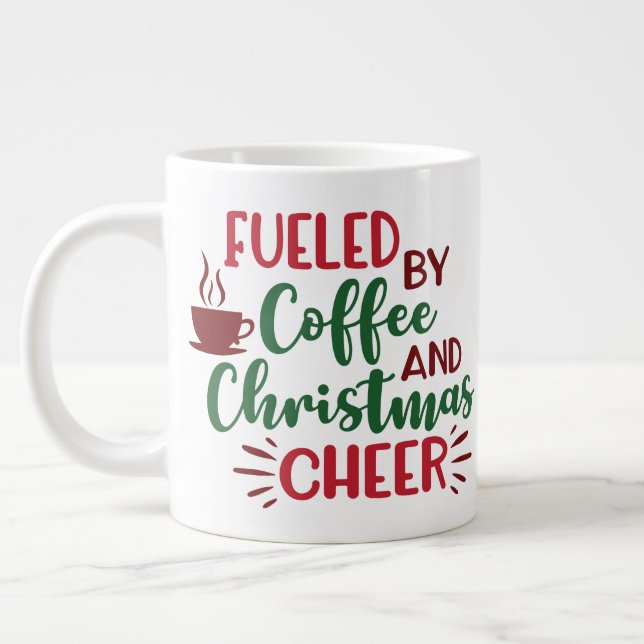 Kaffee- und Weihnachtskaffee-Tasse Jumbo-Tasse (Links)