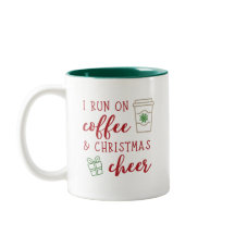 Kaffee- und Weihnachtskaffee-Tasse