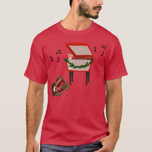 Kaffee und Weihnachtsmusik T-Shirt