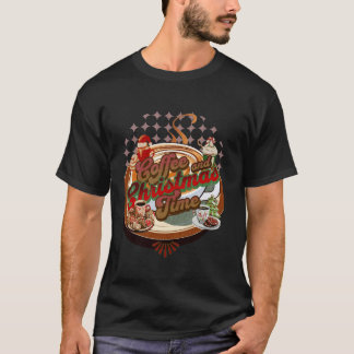 Kaffee und Weihnachtszeit Langschläfchen T-Shirt