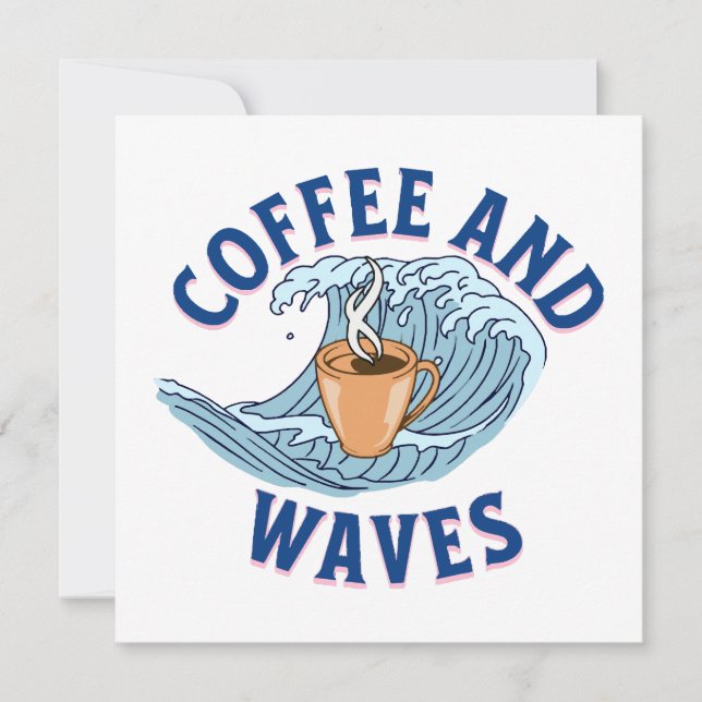 Kaffee und Wellen (Vorderseite)