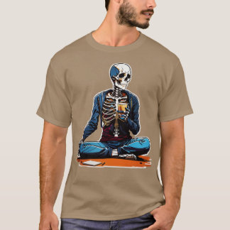 Kaffee und Yoga T-Shirt