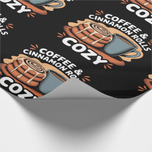 Kaffee- und Zimtwalzen Geschenkpapier