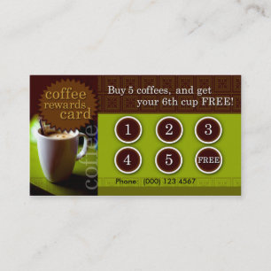 Kaffee vergütet Karte