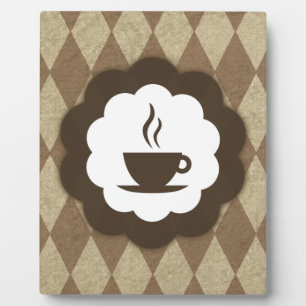 Kaffee Vintage Fotoplatte