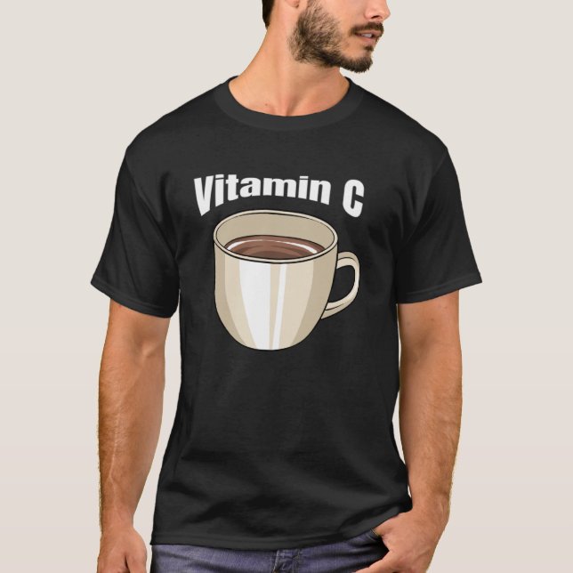 Kaffee Vitamin C Cafe Getränke Coffein Kaffee Dr. T-Shirt (Vorderseite)