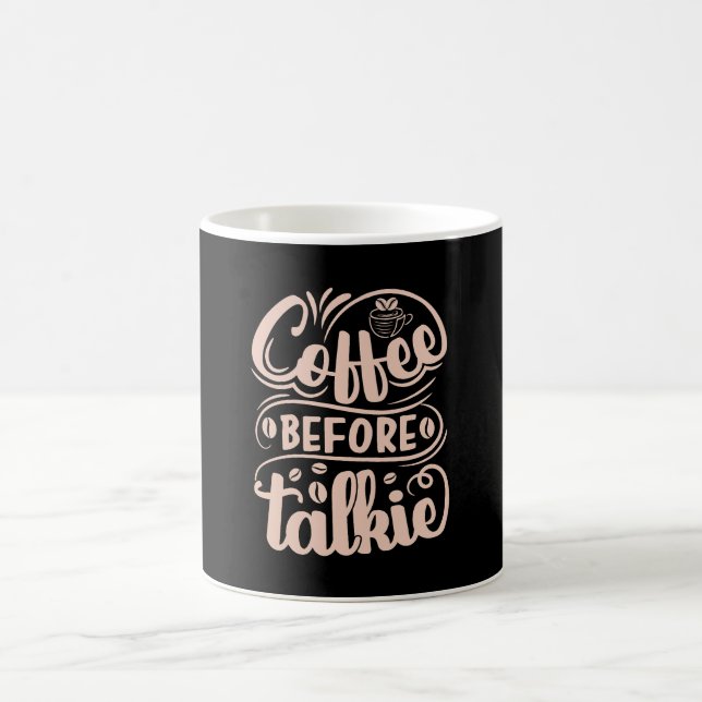 Kaffee vor Talkie Kaffeetasse (Mittel)