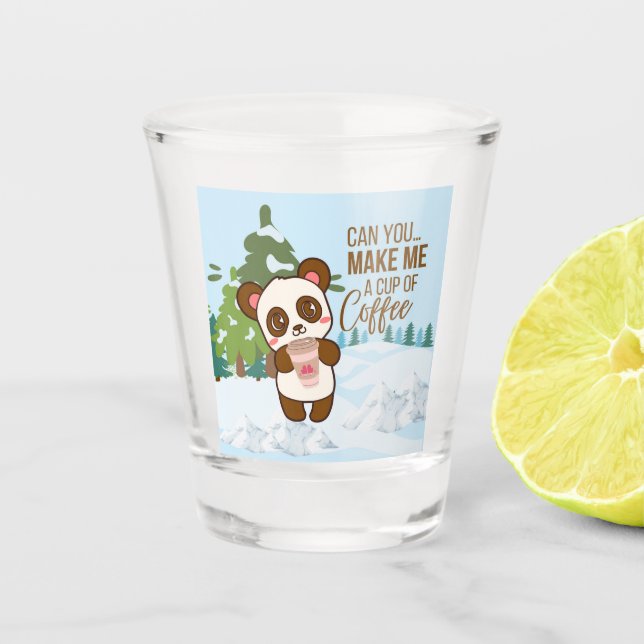 Kaffee, Weihnachten Schnapsglas (Vorderseite)