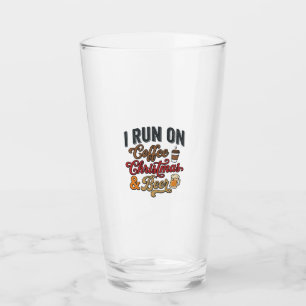 Kaffee Weihnachtsbier Feiertags Trinkdesign Glas
