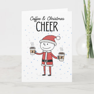 Kaffee & Weihnachtsfreude  Karte