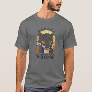 Kaffee, weil Mord falsch ist. Tasche für Kaffee T-Shirt