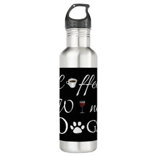 Kaffee Wein Hunde Wasser Flasche Edelstahlflasche