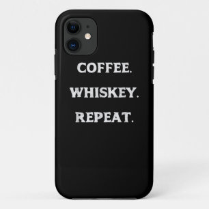 Kaffee Whiskey Wiederholung Case-Mate iPhone Hülle