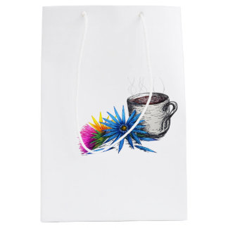 Kaffee & Wildblumen Mittlere Geschenktüte