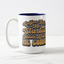 Kaffee wird mir zu Beginn