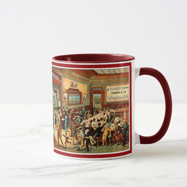 Kaffee-Zacken - Tasse (Rechts)