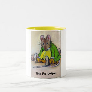 KAFFEE-ZEIT NACH BEATRIX POTTER ZWEIFARBIGE TASSE