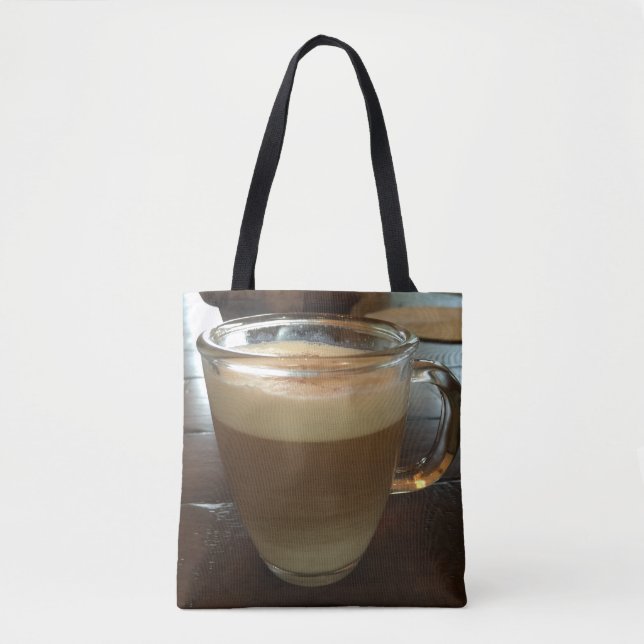 Kaffee Zeit-Tasche (Vorderseite)