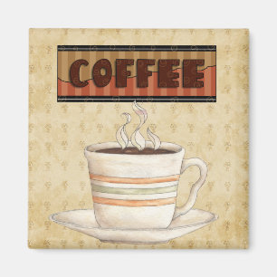 Kaffee-Zeitmagnet Magnet