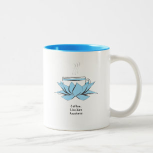 Kaffee-Zen Zweifarbige Tasse