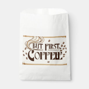 Kaffee-Zitat-Poster-Dampf-Wirbel Geschenktütchen