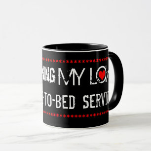 Kaffee-zu-Bett-Service Tasse