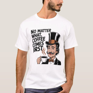 Kaffee zuerst, alles andere später T-Shirt