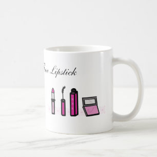 Kaffee zuerst, dann Lippenstift Kaffeetasse