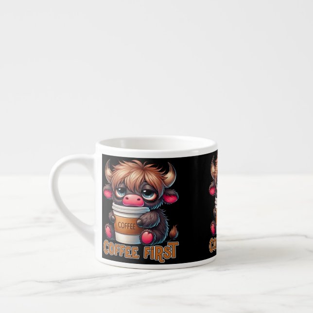 Kaffee zuerst  espressotasse (Links)