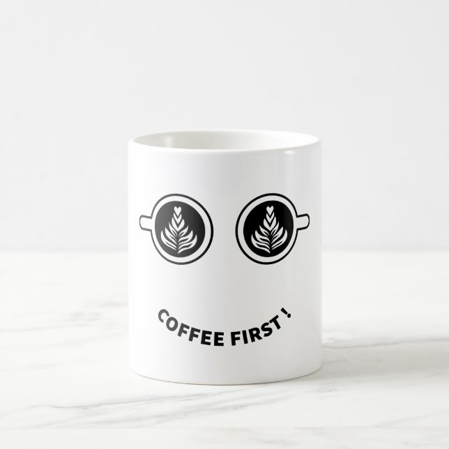 Kaffee zuerst kaffeetasse (Mittel)