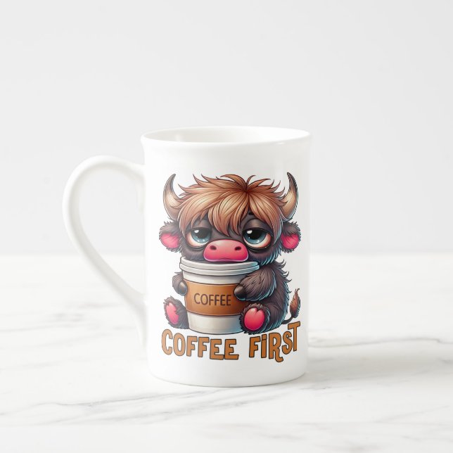 Kaffee zuerst  prozellantasse (Links)