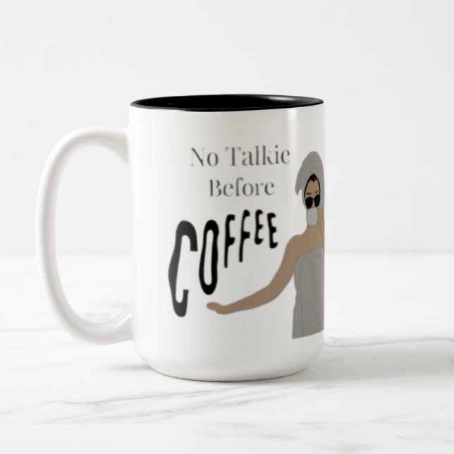 Kaffee Zweifarbige Tasse (Links)