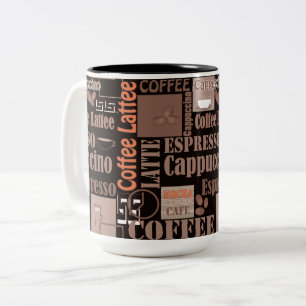 Kaffee Zweifarbige Tasse